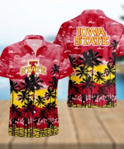 Iowa State Cyclones Palms Tree Hawaiian Shirt