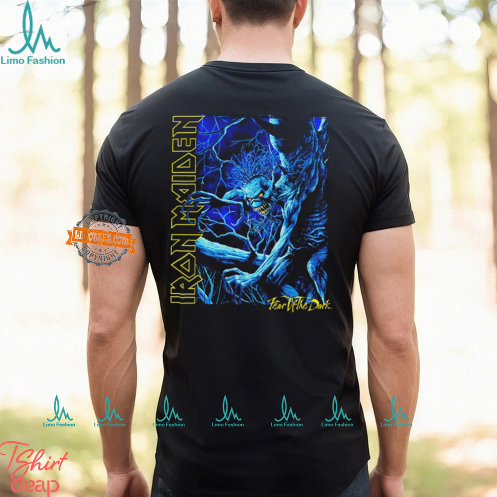 Iron Maiden Blue Monster Charcoal T Shirt Iron Maiden Blue Monster Charcoal T Shirt