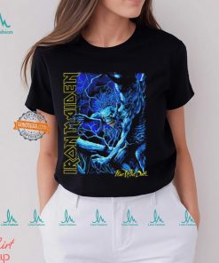 Iron Maiden Blue Monster Charcoal T Shirt