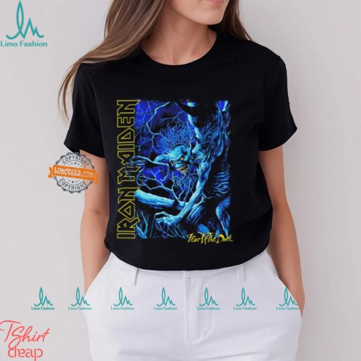 Iron Maiden   Blue Monster Charcoal   T Shirt