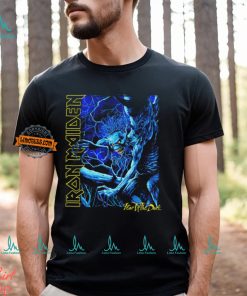 Iron Maiden Blue Monster Charcoal T Shirt
