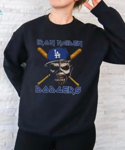Iron Maiden Los Angeles Dodgers Baseball Fans Steal Your Base Shirt