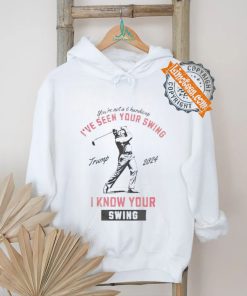I’ve seen your swing I know your swing Joe Biden Donald Trump golf shirt