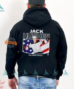 Jack Hughes New Jersey Devils American flag shirt