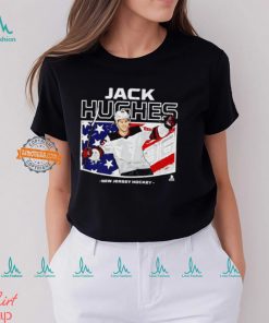 Jack Hughes New Jersey Devils American flag shirt