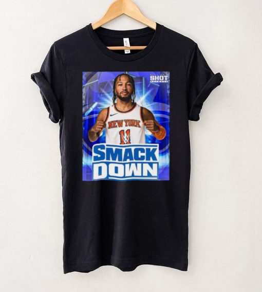 Jalen Brunson New York Knicks Set To SmackDown Shirt