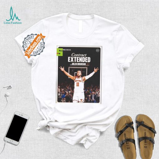 Jalen brunson new york knicks contract extended new york forever home decor poster shirt