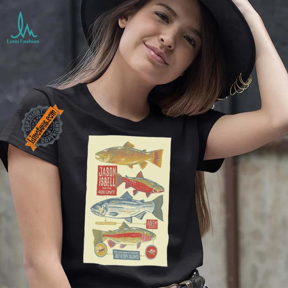 Jason Isbell And The 400 Unit Dillon Amphitheater Dillon CO July 12 2024 Poster shirt Jason Isbell And The 400 Unit Dillon Amphitheater Dillon CO July 12 2024 Poster shirt
