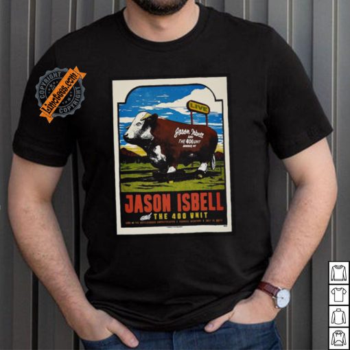 Jason Isbell And The 400 Unit Kettlehouse Amphitheater Montana Jul 14 2024 Poster Shirt