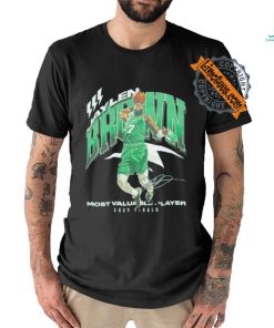 Jaylen Brown Boston Celtics 2024 Finals MVP award signature shirt