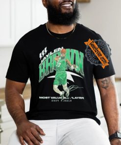 Jaylen Brown Boston Celtics 2024 Finals MVP award signature shirt