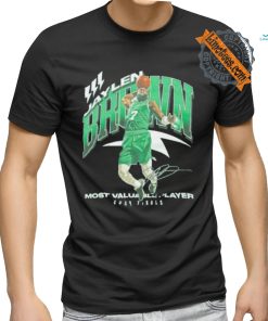 Jaylen Brown Boston Celtics 2024 Finals MVP award signature shirt