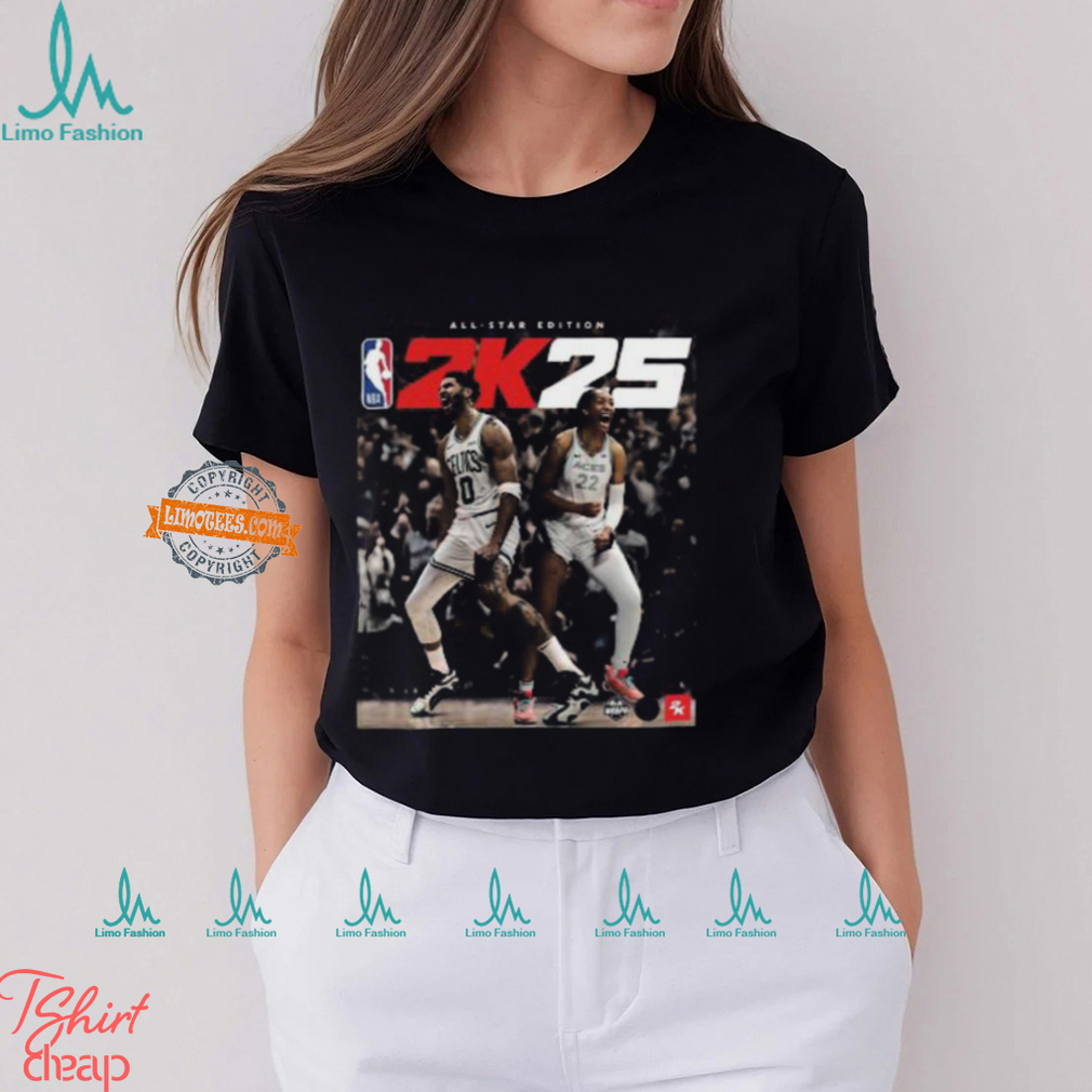 Jayson Tatum And A’Ja Wilson Are The Cover Athletes Of NBA 2K25 Classic T Shirt Jayson Tatum And A’Ja Wilson Are The Cover Athletes Of NBA 2K25 Classic T Shirt