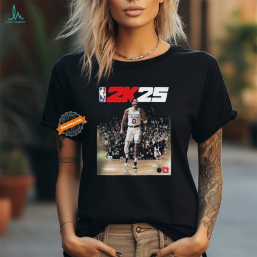 Jayson Tatum Of Boston Celtics Is Nba 2k25 Officially Cover Star Shirt