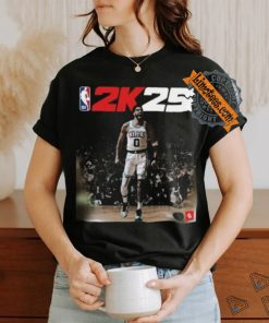 Jayson tatum is our NBA 2k25 standard cover athlete vintage T shirt