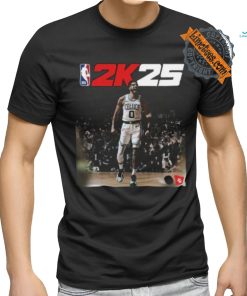 Jayson tatum is our NBA 2k25 standard cover athlete vintage T shirt