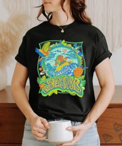 Jeff Cobb surfing illustration shirt