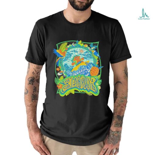 Jeff Cobb surfing illustration shirt