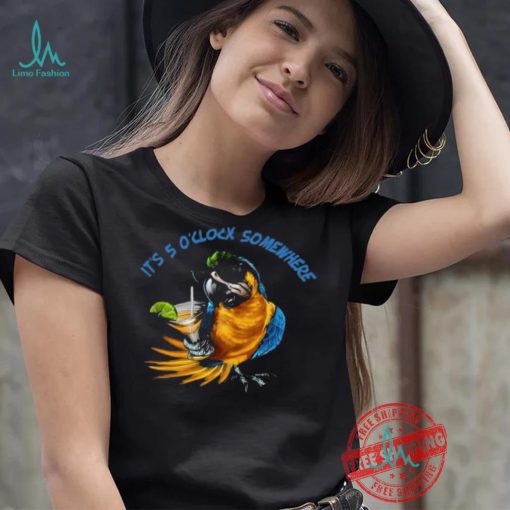 Jimmy Buffett Parrot it’s 5 o’clock somewhere shirt