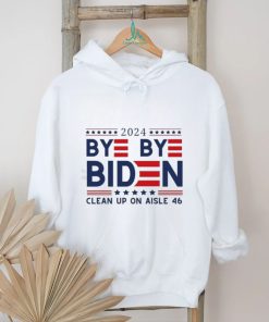 Joe Biden Drops Out Bye Bye Biden Clean Up On Aisle 46 Shirt