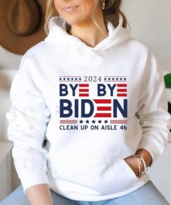 Joe Biden Drops Out Bye Bye Biden Clean Up On Aisle 46 Shirt