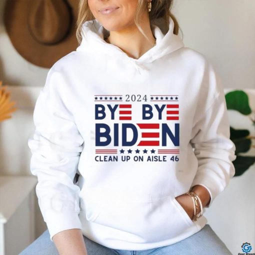 Joe Biden Drops Out Bye Bye Biden Clean Up On Aisle 46 Shirt