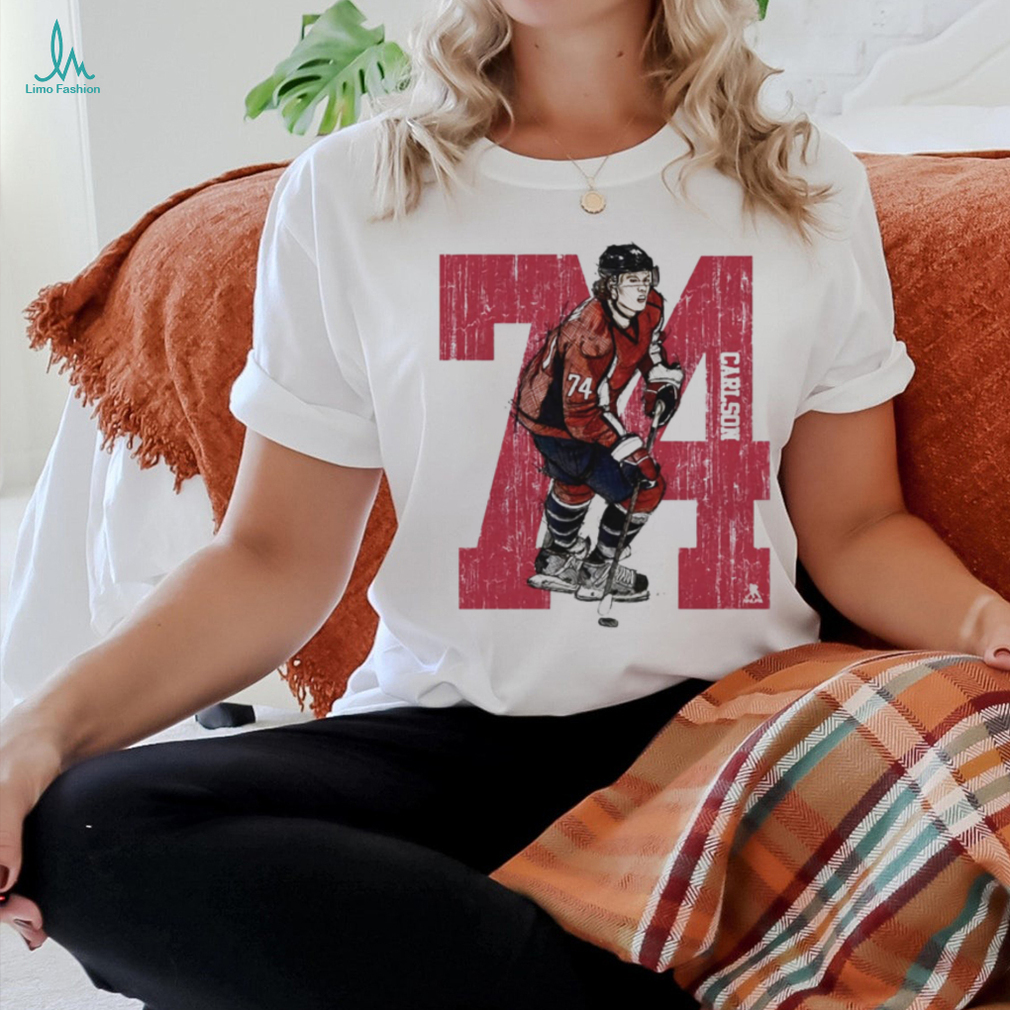 John Carlson Washington Sketch 74 T Shirt John Carlson Washington Sketch 74 T Shirt