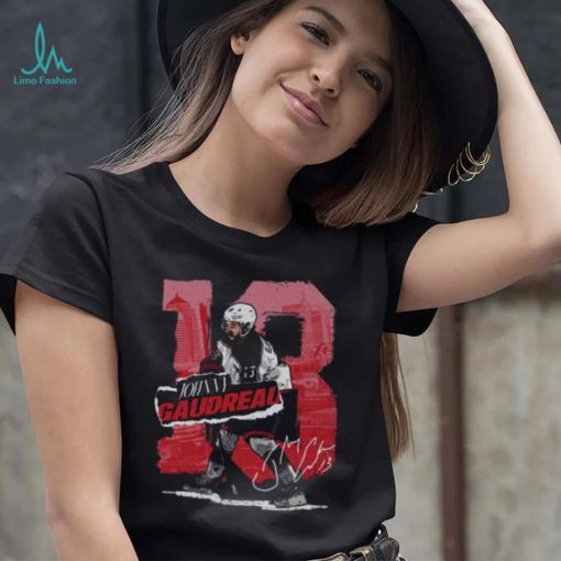 Johnny Gaudreau Columbus Rough T Shirt
