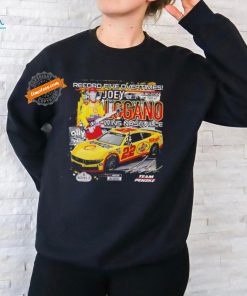 Joley Logano record five overtimes wins nashville signature shirt