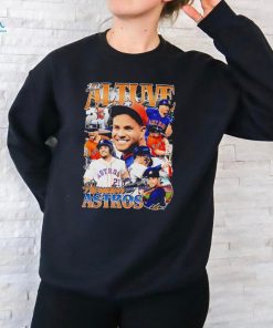 Jose Altuve Houston Astros baseball signature graphic shirt