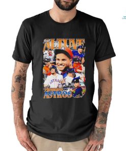 Jose Altuve Houston Astros baseball signature graphic shirt