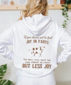 Joy In Farts Funny Lactose Cow T Shirt