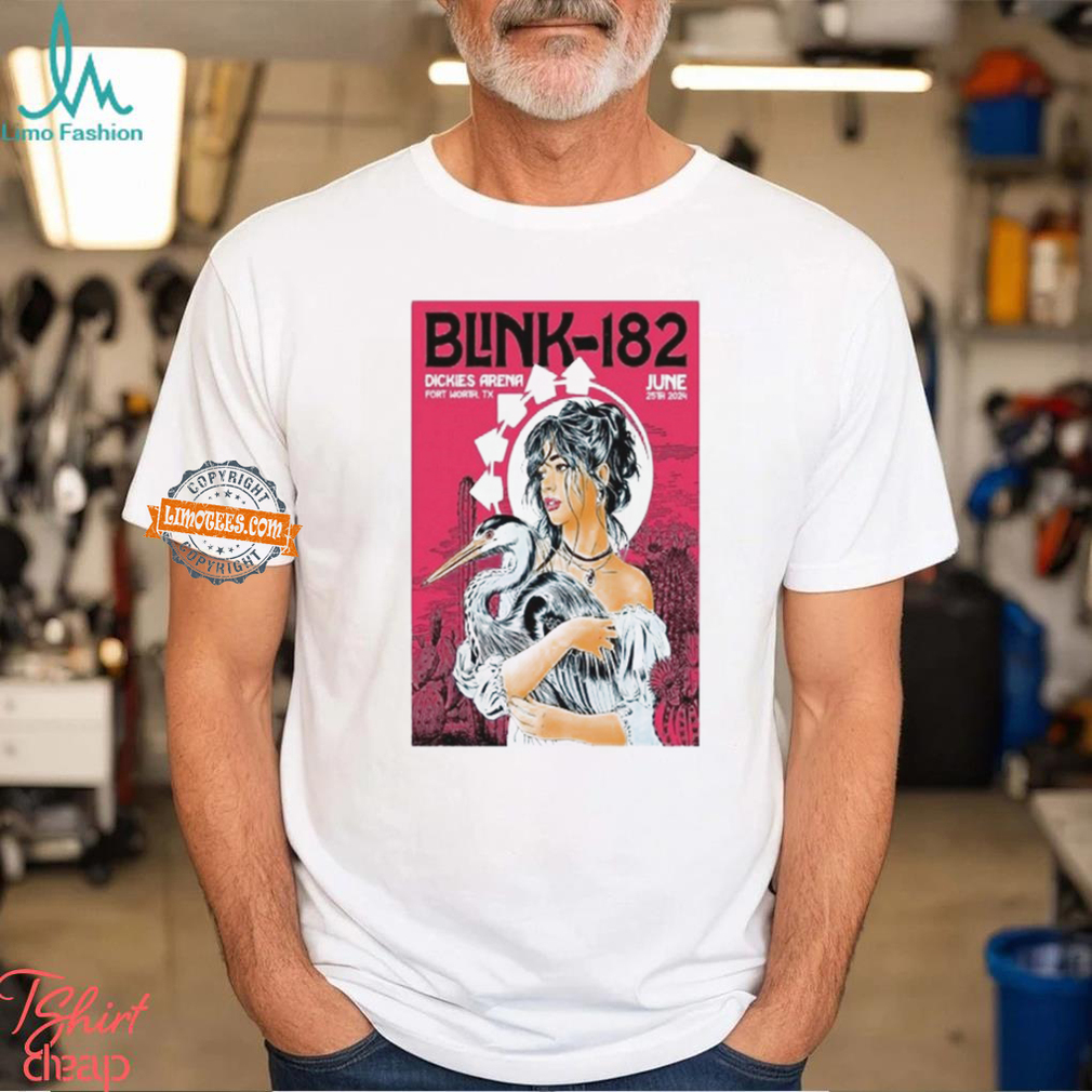 June 25 2024 Dickies Arena Fort Worth TX Blink 182 Poster shirt June 25 2024 Dickies Arena Fort Worth TX Blink 182 Poster shirt