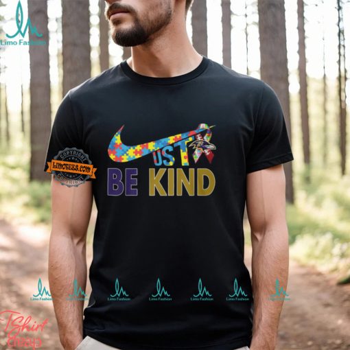 Just Be Kind Baltimore Ravens Shirt