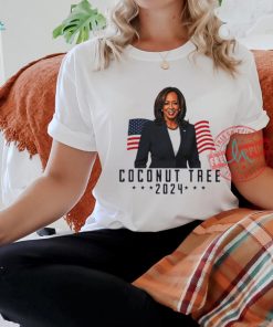 Kamala Harris 2024 Coconut Tree American flag shirt