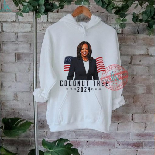 Kamala Harris 2024 Coconut Tree American flag shirt