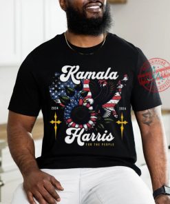 Kamala Harris 2024 For The People Madam President Eagle US Flag Shirt