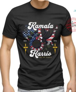 Kamala Harris 2024 For The People Madam President Eagle US Flag Shirt