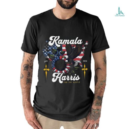 Kamala Harris 2024 For The People Madam President Eagle US Flag Shirt