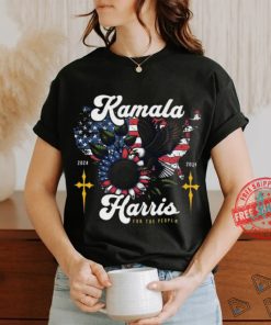 Kamala Harris 2024 For The People Madam President Eagle US Flag Shirt