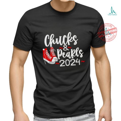 Kamala Harris 2024 chucks and pearls shirt