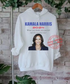 Kamala Harris 2024 what you think you just fell out of a coconut tree t shirt