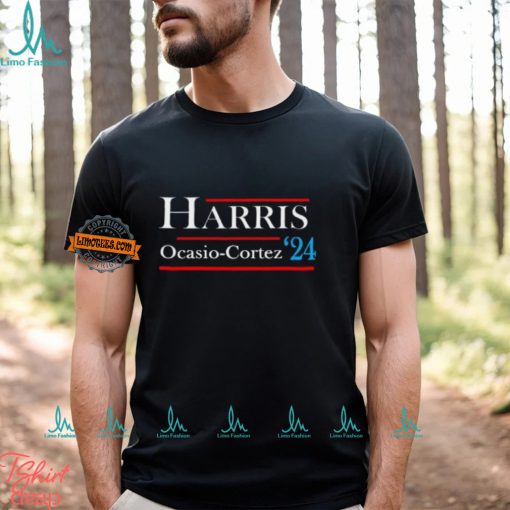 Kamala Harris Alexandria Ocasio Cortez 2024 President Vote Unisex T Shirt