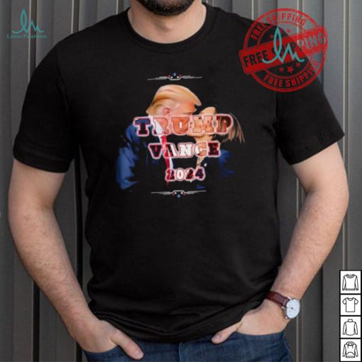 Kamala Harris And Trump Kissing Trump Vance 2024 T shirt