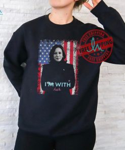 Kamala Harris I’m With Her American flag 2024 Shirt