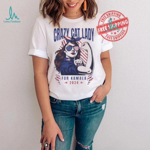 Kamala Harris Shirt Childless Cat Ladies for Kamala Harris 47 Funny Pro Kamala Shirt