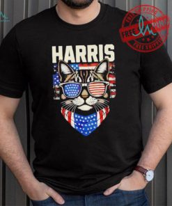 Kamala Harris for President 2024 Funny Cat Graphic shirt