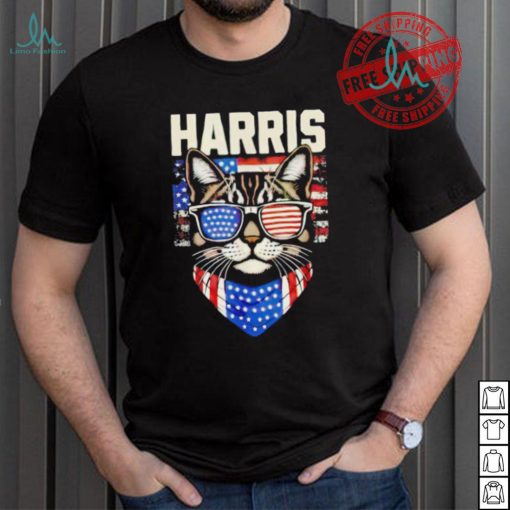 Kamala Harris for President 2024 Funny Cat Graphic shirt