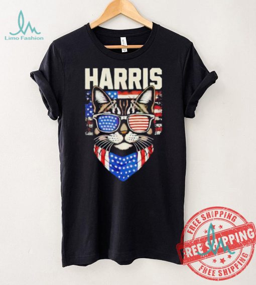 Kamala Harris for President 2024 Funny Cat Graphic shirt