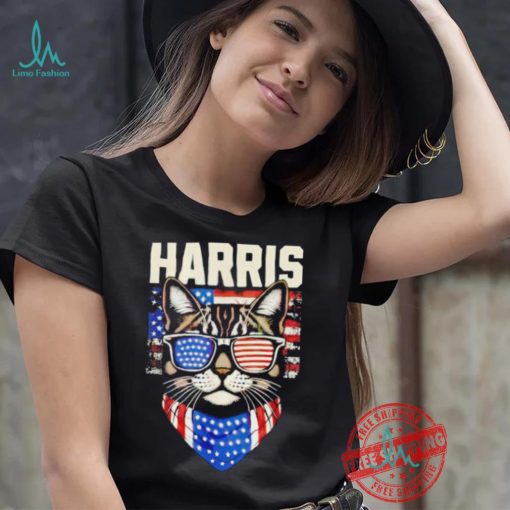 Kamala Harris for President 2024 Funny Cat Graphic shirt